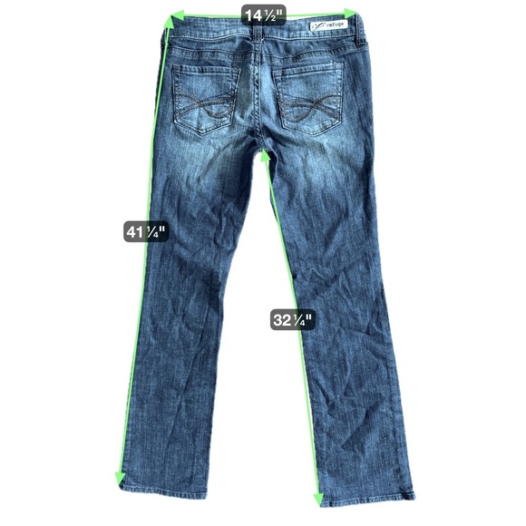 Refuge Runway Everyday Mid Rise Boot Jeans Size 6 - Picture 14 of 14